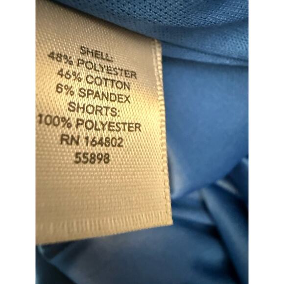 CJ Banks Womens 1X Blue Knit Skort Skirt Stretch Golf Tennis New - Picture 7 of 8